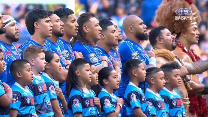 To'o, Luai shed tears during Samoan anthem