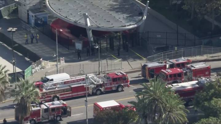 Electrical fire forces evacuation of Los Angeles Metro station