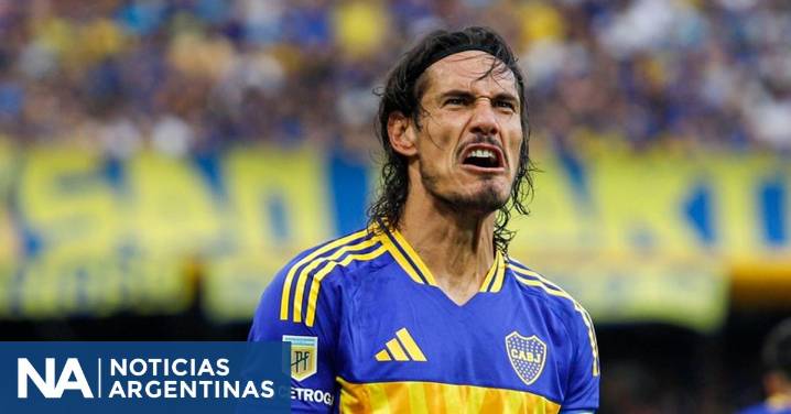 Cavani no entrenó a la par de sus compañeros a días del Superclásico