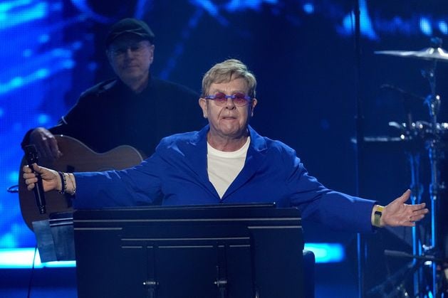 Sir Elton John honours Brian Wilson at Rock & Roll Hall of Fame ceremony