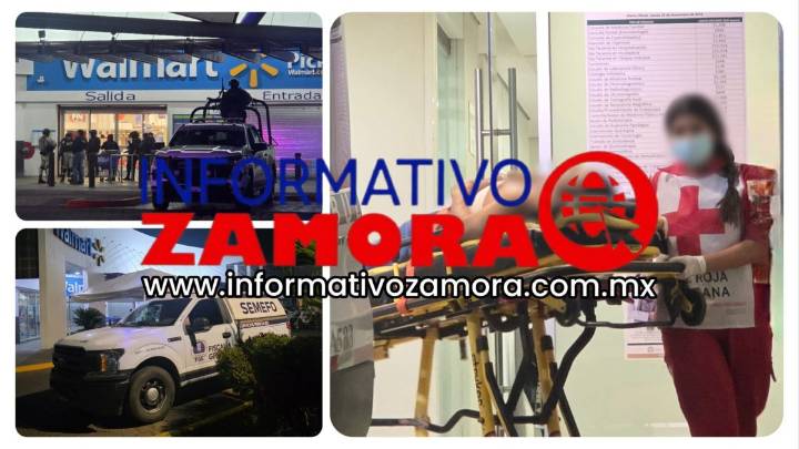 Empleado de Walmart queda herido al ser baleado a interior de la...