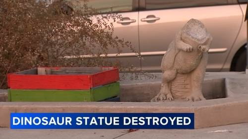 Manayunk mourns beloved 'Bridget the Dino' after vandal destroys neighborhood statue