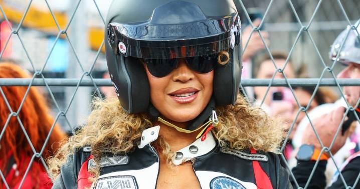 Beyonce Wearing Zip-Front Bodysuit in F1 Will Make Your Day
