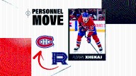 Florian Xhekaj recalled from Laval Rocket