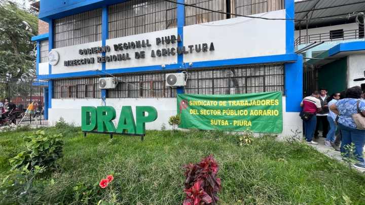 Trabajadores del Sindicato de Agricultura protestan contra resolución que los rebajaría de categoría