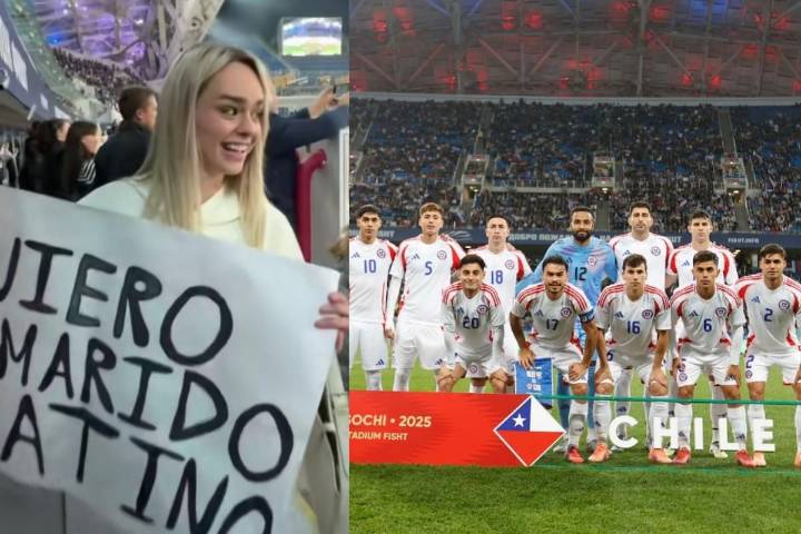 Influencer rusa fue a ver el amistoso de La Roja y se “enamoró” de este jugador chileno: “Mi crush latino”