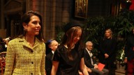 Charlotte Casiraghi has a Clueless moment in yellow Chanel as she joins Beatrice Borromeo and Princess Charlene for Monaco's National Day celebrations