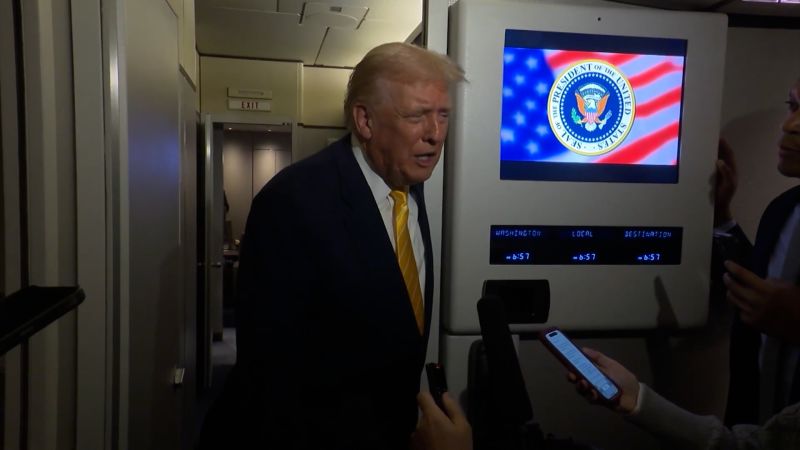 Trump responde bruscamente a las preguntas de una periodista sobre Epstein: “Cállate, cerdita”