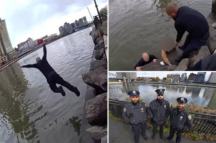 NYPD cops pulled teen girl from NYC River during heart