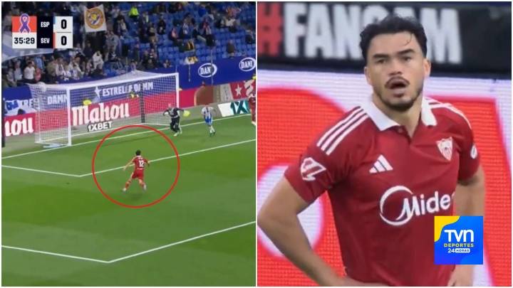 ¡Pudo cambiar el partido! La chance de Gabriel Suazo que todo Sevilla lamenta