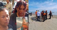Desesperada búsqueda en Chachalacas: el mar se llevó a Ángel y su familia no se mueve de la playa