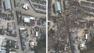 Satellite images show widespread destruction following deadly UPS plane crash in Louisville