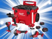 Home Depot has this 4-tool Milwaukee tool kit on sale for whopping $820 off