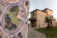 En Barajas hay una ermita barroca aislada en mitad de una glorieta. La pregunta es cómo diablos ha llegado ahí