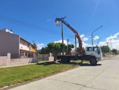 Servicios Públicos realizó intervenciones durante el temporal de viento