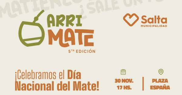 Salta será sede de la mateada más grande del país: llega la 5° edición de "Arrimate"
