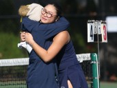 Barrington High School tennis coach is proud of her team