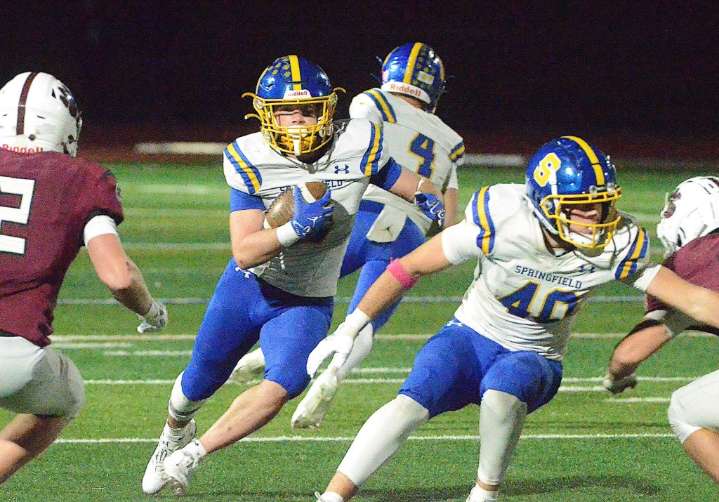 District 1 Class 5A Football: Valerio’s ground gains get Springfield past Penncrest