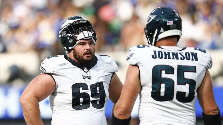 Lane Johnson, Landon Dickerson returned to full participation
