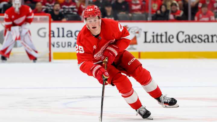 Red Wings recall top prospect Nate Danielson from Grand Rapids
