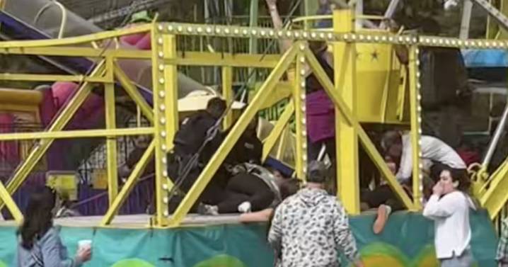 Two Young Girls Hospitalized After Terrifying Ferris Wheel Plunge