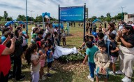 Mariel Fernández inauguró un nuevo espacio verde en el barrio San Carlos de Trujui