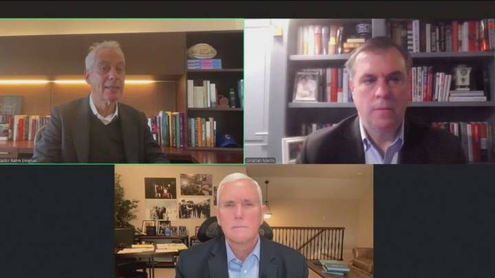 Rahm Emanuel and Mike Pence call for a return to civility in politics
