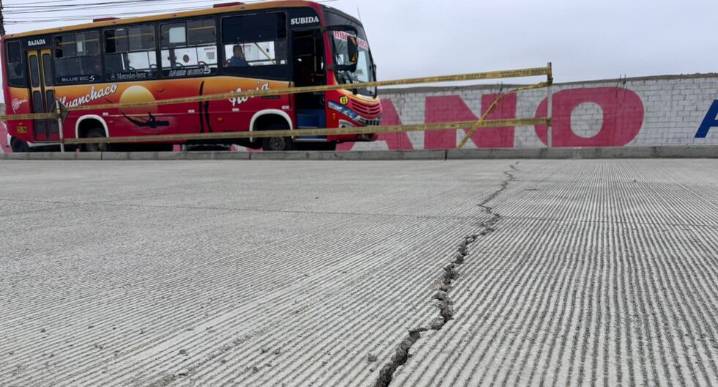 La Libertad: Millonaria obra vial de Huanchaco ya presenta rajaduras
