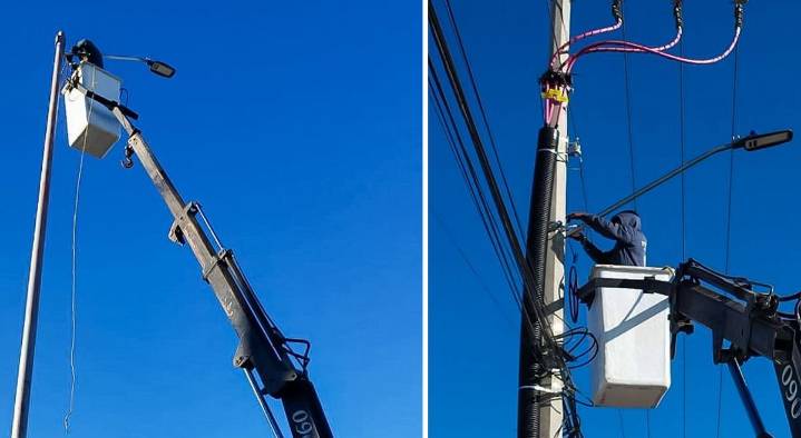 Moderniza Pachuca el alumbrado público del bulevar Santa Catarina