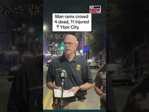 Car rams crowd killing 4, injuring 11 in Tampa's Ybor City