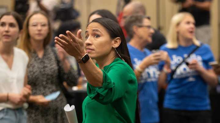 Sharice Davids hasn't ruled out challenging Roger Marshall