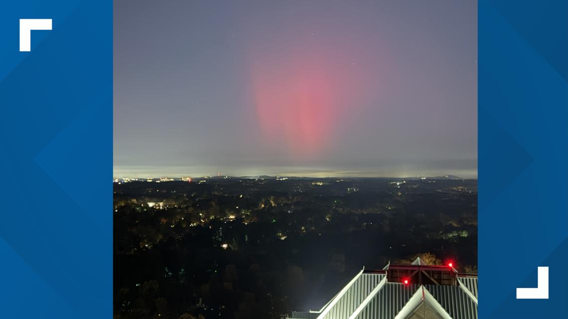 Northern lights seen in Buckhead last night