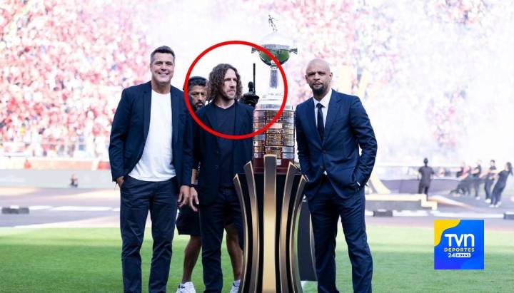 "No, yo no": El gesto de Carles Puyol que sacó aplausos en la final de la Copa Libertadores