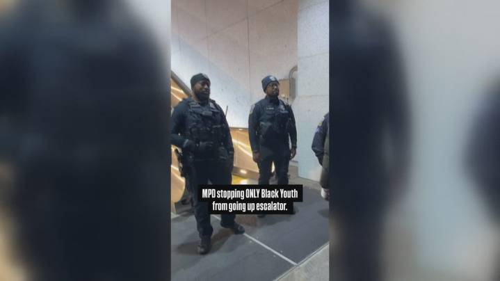 Video shows DC Police stopping teens at Metro station amid youth curfew concerns