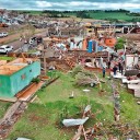 Un tornado azotó de lleno a pueblo del Sur de Brasil