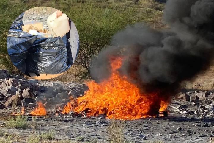 FGR incinera más de 38 kilos de narcóticos en La Paz