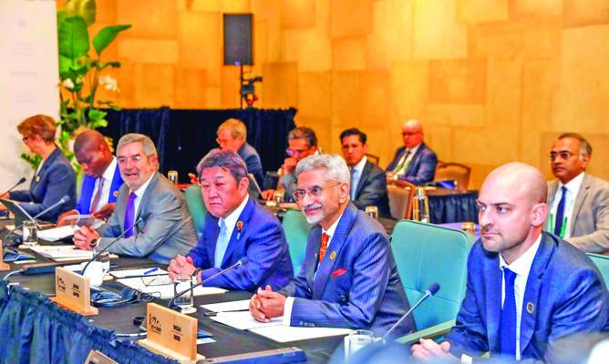 Jaishankar attends G7 FMM Outreach Session, puts forth India’s perspective