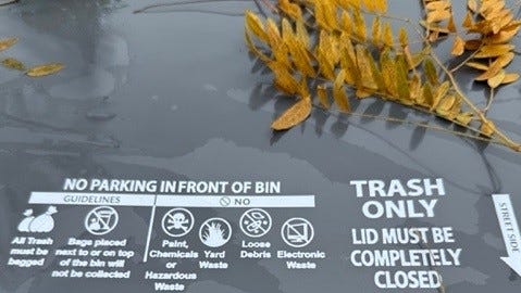 Is yard waste allowed in new Indianapolis trash carts