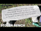 Community rallies to recover missing bench memorial