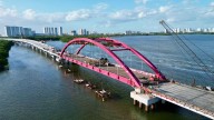 Avanza 90.2% la construcción del Puente de la Laguna Nichupté en Cancún: Mara Lezama