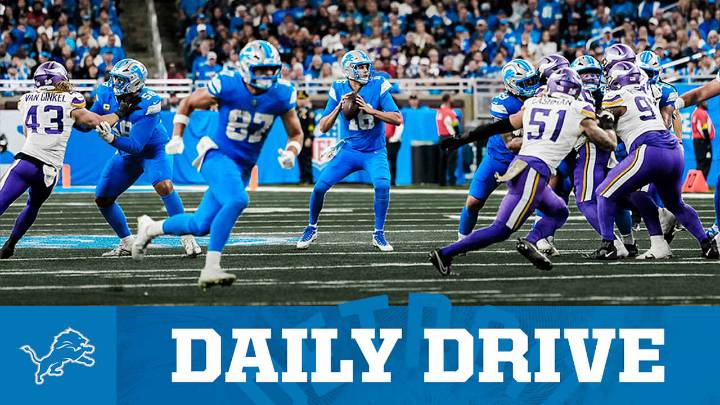 THE DAILY DRIVE: Overheard inside the Lions' locker room: Slap in the face and nothing exotic