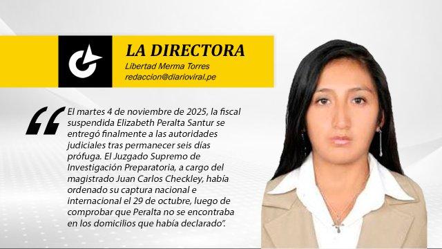 Elizabeth Peralta: una fiscal en la sombra
