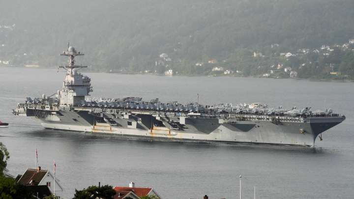 Así Es el Portaviones Gerald R. Ford, el Más Poderoso de EUA, Que Llegó Hoy al Caribe