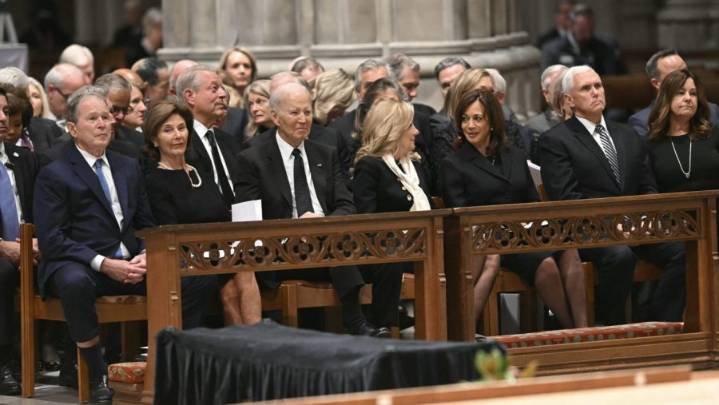 Live updates: Cheney funeral draws Bush, Biden, former VPs; September jobs report shows gains