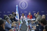 El ministro Gaspar Solá participó de la reunión del Consejo de Seguridad con la reemplazante de Bullrich