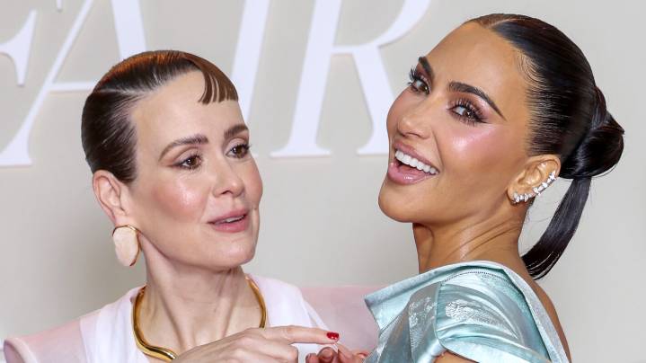 Sarah Paulson Spat Potato Chip at Kim Kardashian on Set