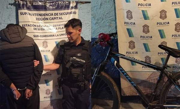 Intentó robarle la bicicleta armado con una cuchilla en La Plata y terminó tras las rejas