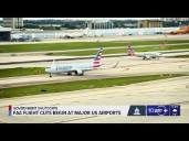 FAA flight cuts start at major US airports