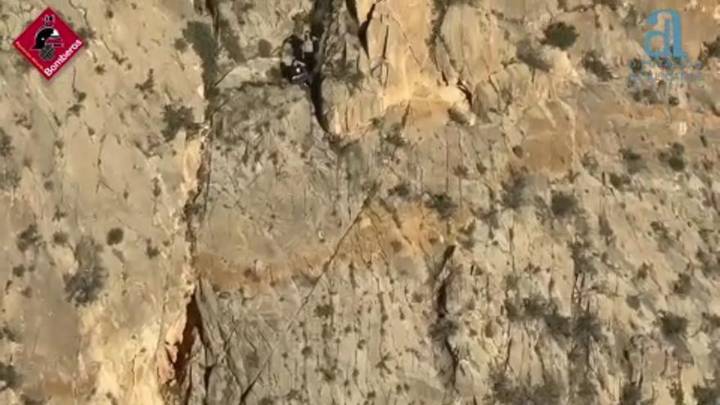 Heridas cinco senderistas, tres de ellas menores, en una ruta de montaña en Callosa de Segura