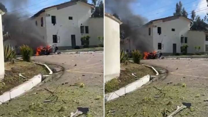 Ataque con carro bomba en municipio colombiano de Tunja deja varios soldados heridos